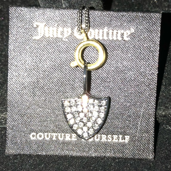 Juicy Couture Jewelry - Juicy Couture Paved Shield Charm